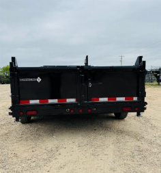 New Diamond T 83 in. x 16 ft. Lo- Pro Dump Trailer 24 in. Sides 8K Axles