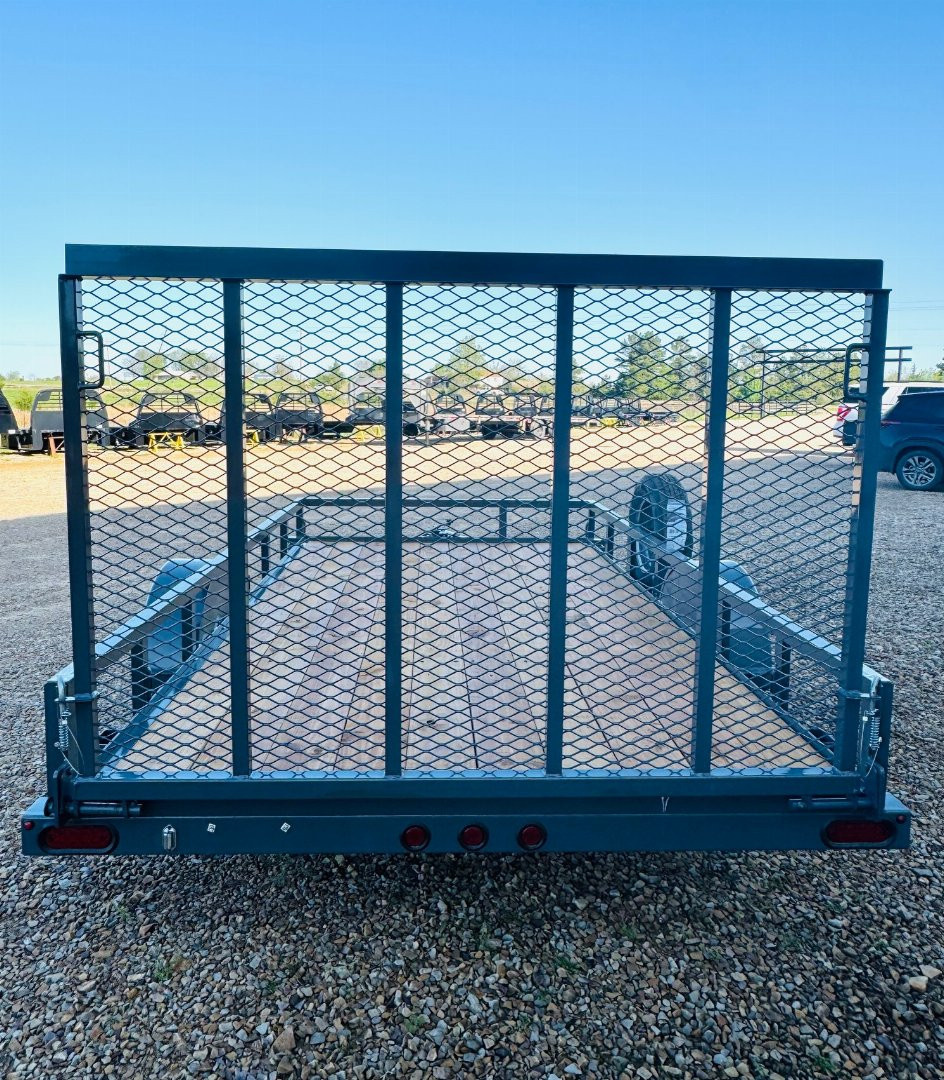 New 2025 Diamond T 77 in. x 12 ft. Single Axle Utility Trailer Rear Gate 3.5K Axles
