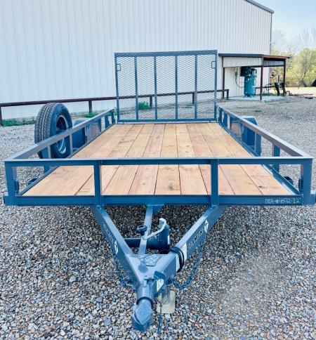New 2025 Diamond T 77 in. x 12 ft. Single Axle Utility Trailer Rear Gate 3.5K Axles