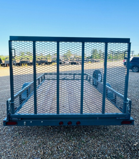 New 2025 Diamond T 77 in. x 12 ft. Single Axle Utility Trailer Rear Gate 3.5K Axles
