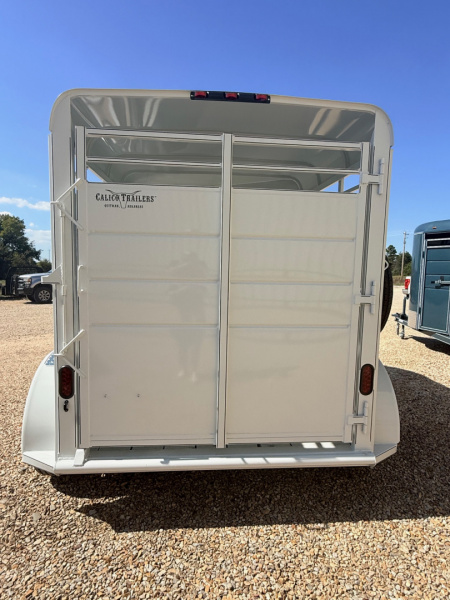 New 2026 Calico Trailers Bumper Pull 2 Horse Slant GVWR 7k 3500# Axles Stock / Stock Combo Trailer Stock / Stock Combo Trailer