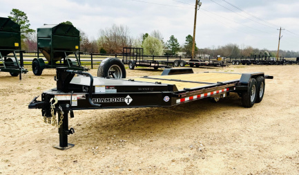 New 2025 Diamond T Trailers 83 in. x 22 ft. Heavy Duty Skid Pro Tilt Deck Equipment Trailer