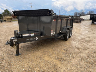 New 2025 Diamond T Trailers 83 in. X 14 ft. Low Pro Bumper Pull Dump Trailer w/ 36 in. Sides GVWR 14000