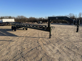 New Tuff Livestock 32' Cradle Dump Hay Trailer
