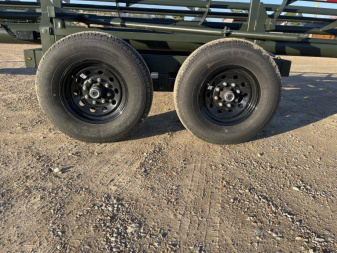 New Tuff Livestock 32' Cradle Dump Hay Trailer