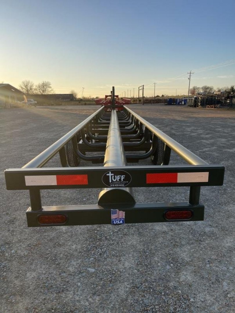 New Tuff Livestock 36' Inline Single Dump Hay Trailer