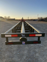 New Tuff Livestock 36' Inline Single Dump Hay Trailer