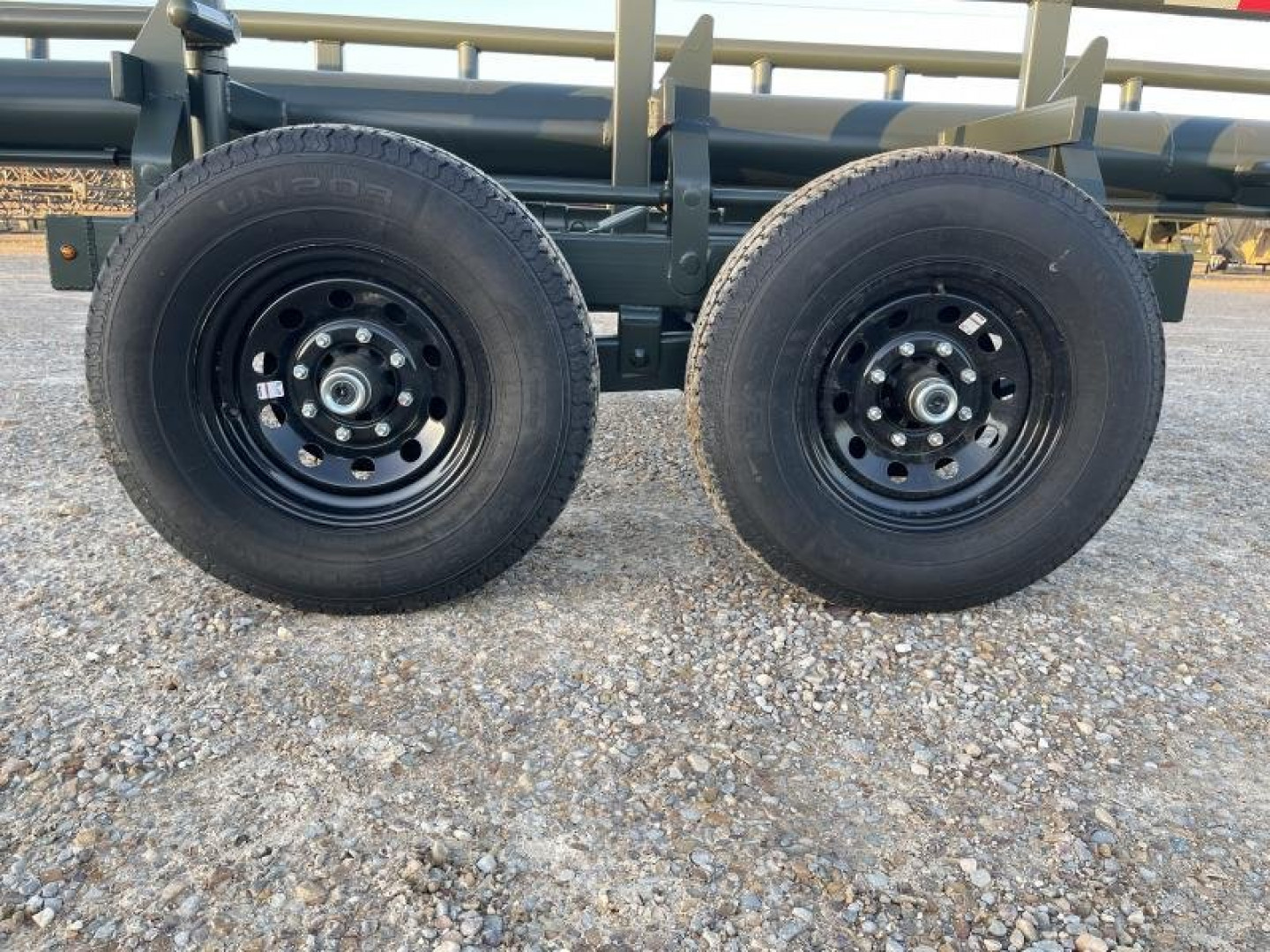 New Tuff Livestock 32' Inline Single Dump Hay Trailer