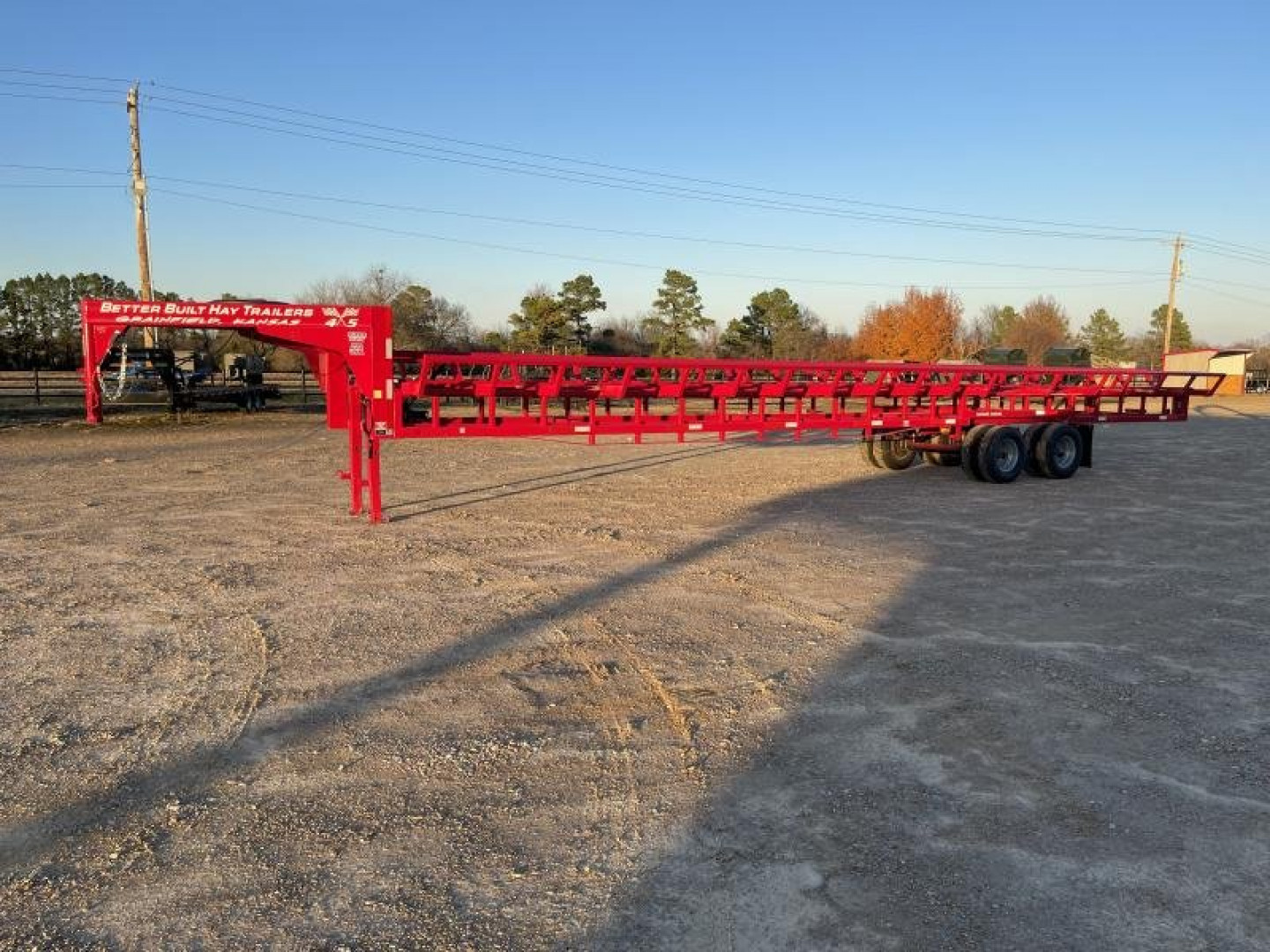 New 2025 Better Built 16 Bale Hydraulic Double Dump Hay Trailer 42 ft. GVWR 25990