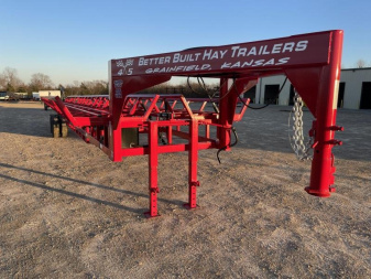 New 2025 Better Built 16 Bale Hydraulic Double Dump Hay Trailer 42 ft. GVWR 25990