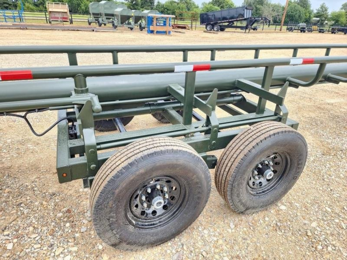 New Tuff Livestock 42' Inline Single Dump Hay Trailer