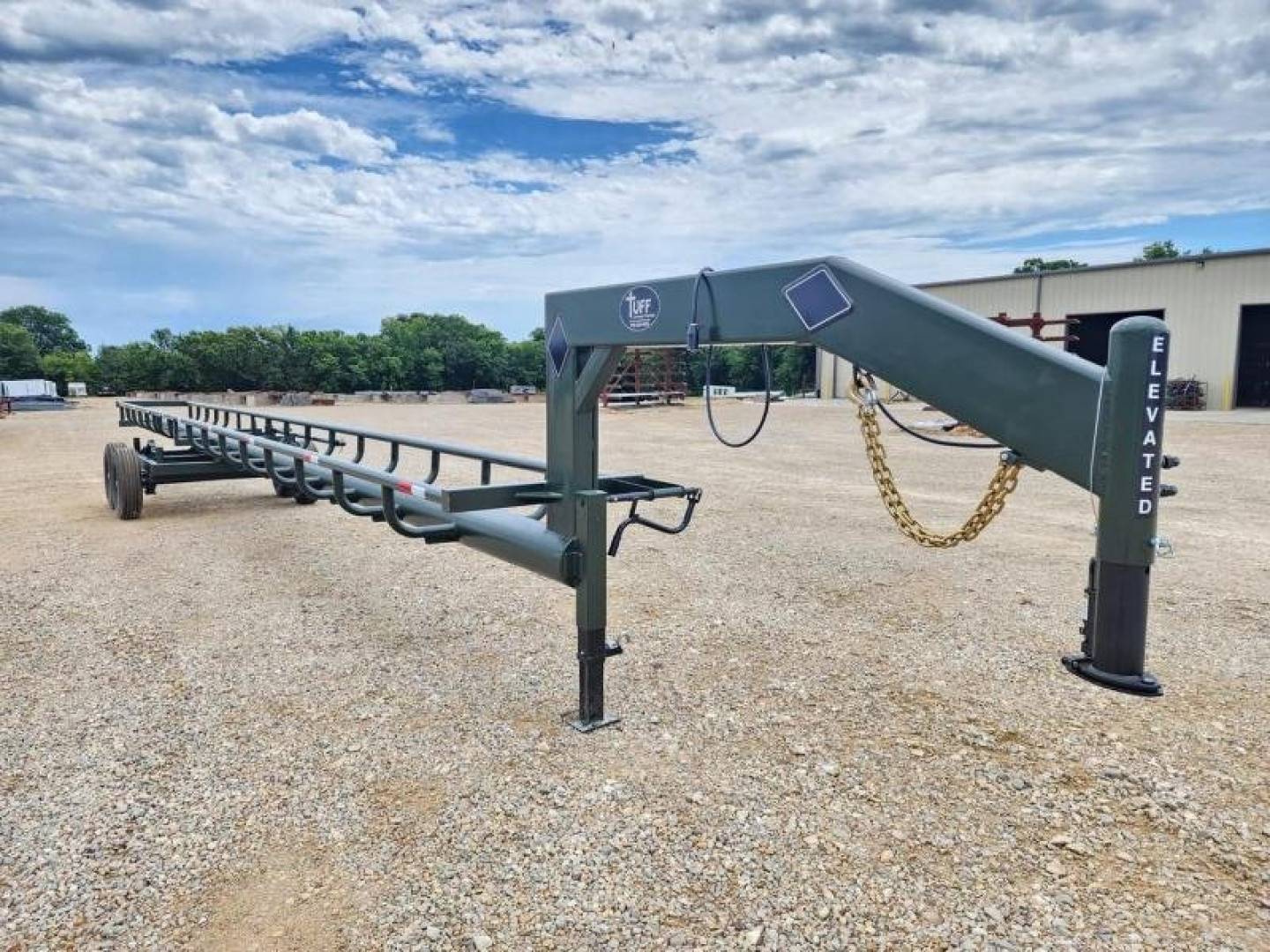 New Tuff Livestock 42' Inline Single Dump Hay Trailer