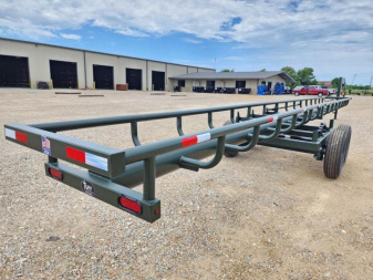 New Tuff Livestock 42' Inline Single Dump Hay Trailer