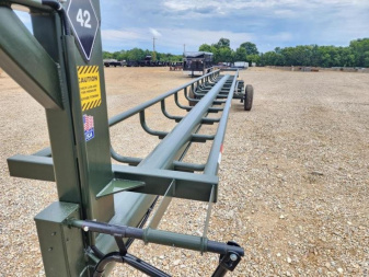 New Tuff Livestock 42' Inline Single Dump Hay Trailer