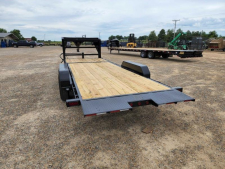 New 2023 Diamond T 83 in. X 20 ft. Skid Pro 1406 Gooseneck Tilt Deck GVWR 15000 Tilt Trailer