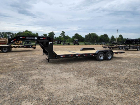 New 2023 Diamond T 83 in. X 20 ft. Skid Pro 1406 Gooseneck Tilt Deck GVWR 15000 Tilt Trailer
