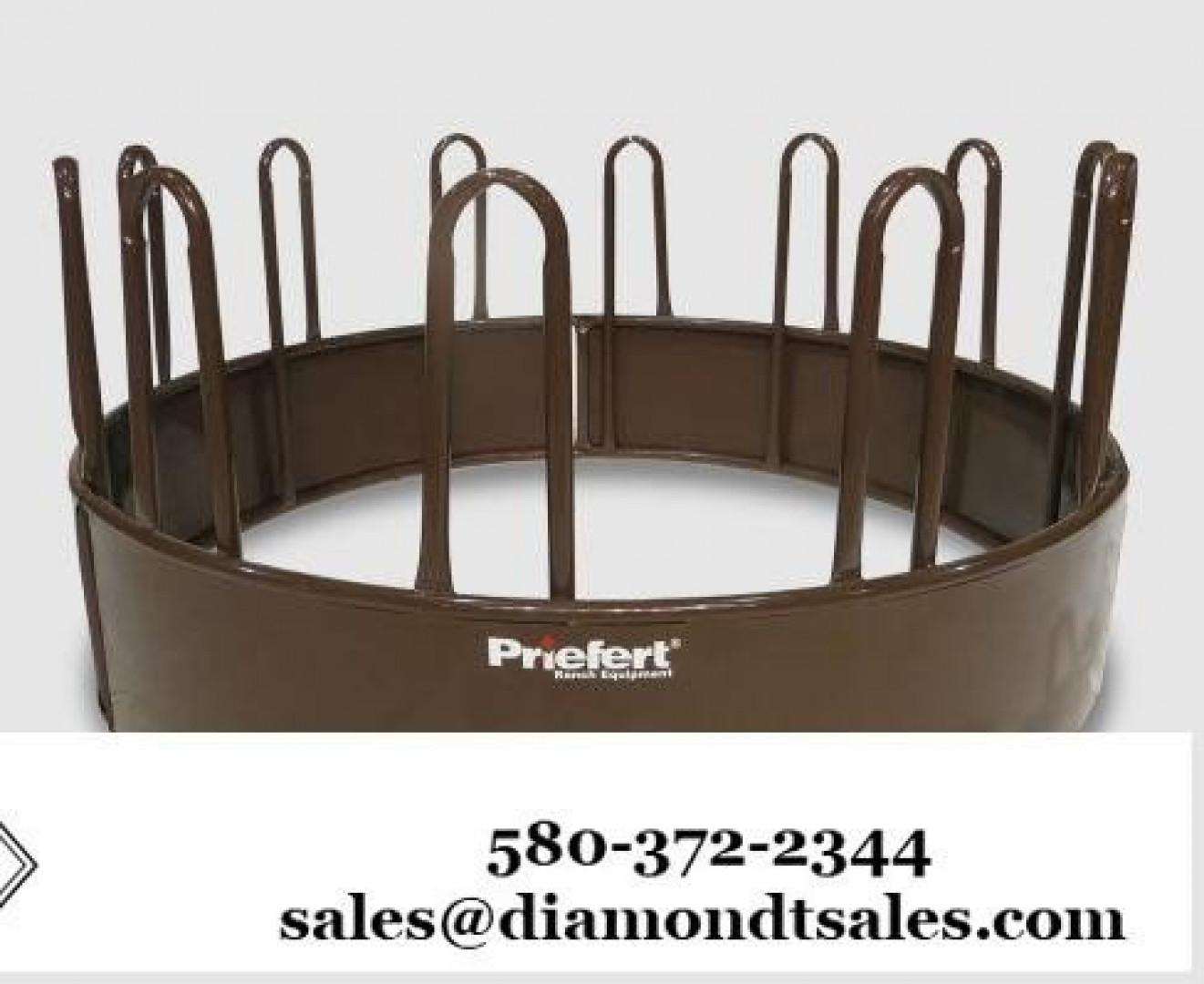 New Priefert Tombstone Round Hay Bale Feeder Farm / Ranch