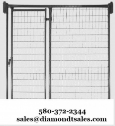 New Priefert Kennel Front 6' x 5 1 Gate Farm / Ranch