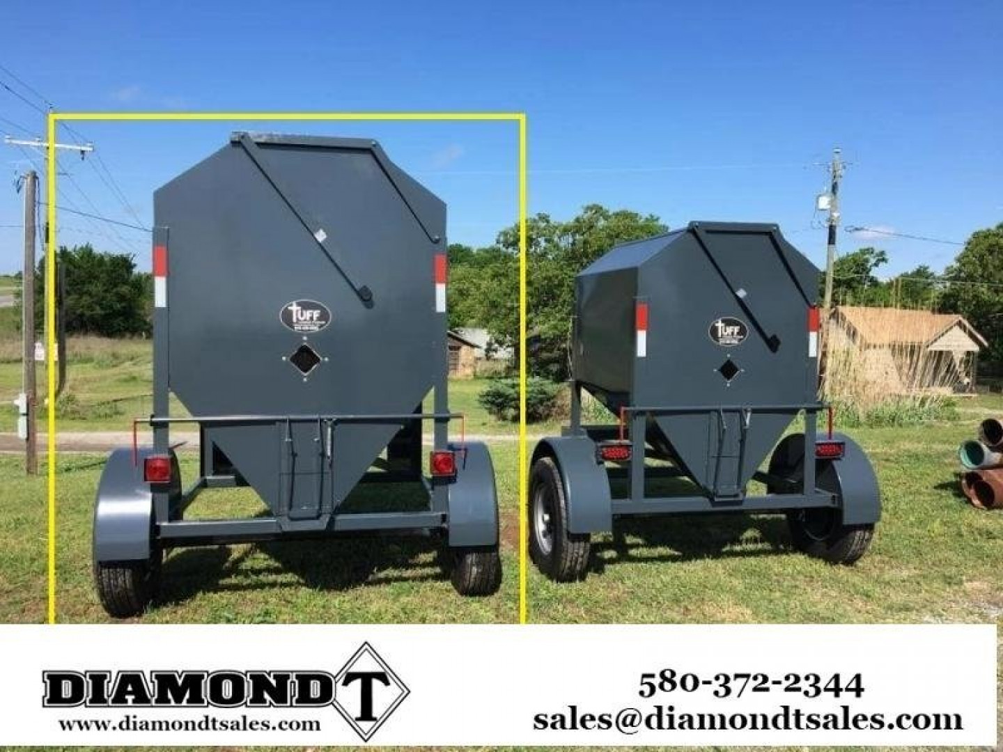 New Tuff 2-Ton Feed Buggy