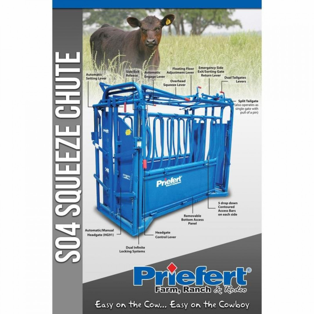New Priefert Squeeze Chute Model 2004 Farm / Ranch