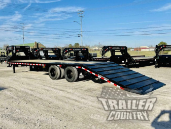 New 32' Deck-Over 24k Heavy Duty Flatbed Gooseneck Equipment Hauler Trailer