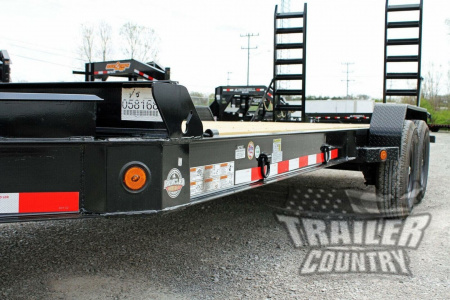 New 2026 Brand New 20' Bumper Pull 14k Heavy Duty Flatbed Equipment Hauler Trailer