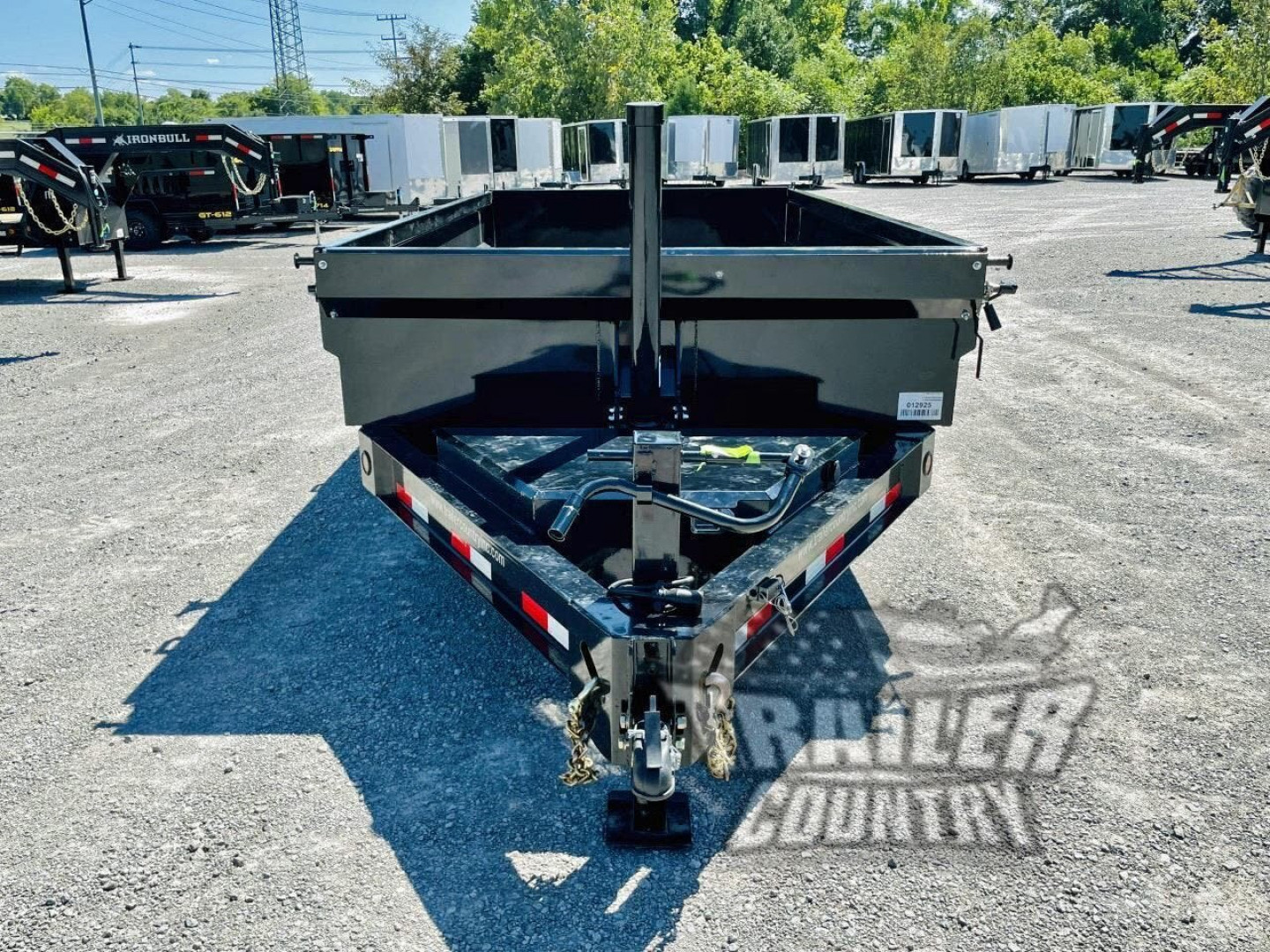 New Brand New 83'' x 14' 3 Stage Telescopic Dump Trailer w/ 24" High Sides