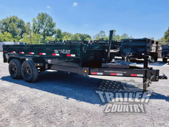New Brand New 83'' x 14' 3 Stage Telescopic Dump Trailer w/ 24" High Sides
