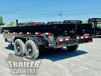 New Brand New 83'' x 14' 3 Stage Telescopic Dump Trailer w/ 24" High Sides