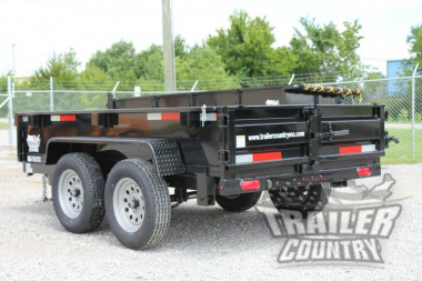 New Brand New 5' x 10' Bumper Pull Hydraulic Dump Trailer w/ Power Up & Down
