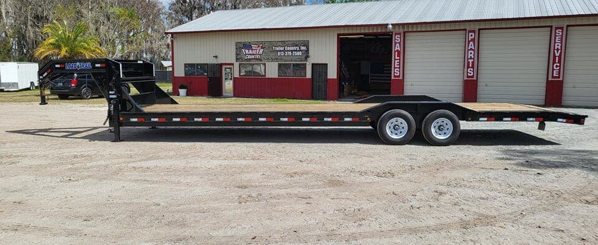 Used 2021 Load Trail Carhaulers and Bobcats Equipment Trailer