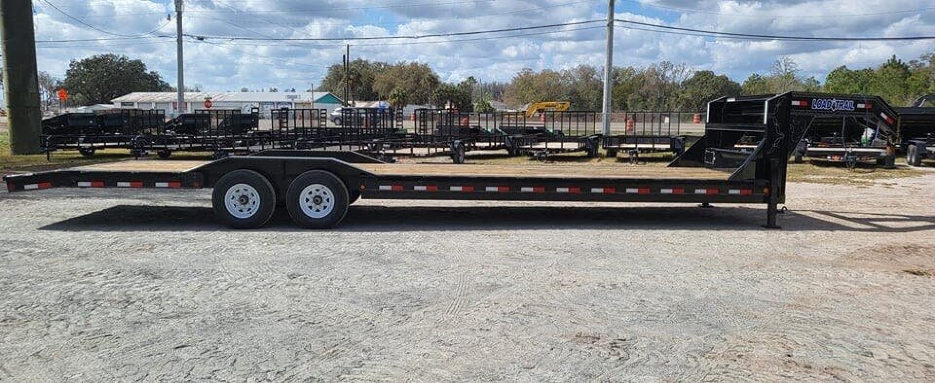 Used 2021 Load Trail Carhaulers and Bobcats Equipment Trailer