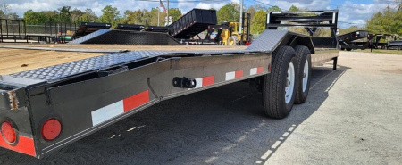 Used 2021 Load Trail Carhaulers and Bobcats Equipment Trailer