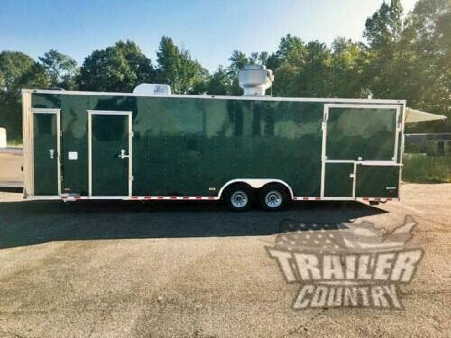 New 2026 NEW 8.5x30 Loaded Concession - Appliances - Rear Enclosed Porch -1/2 Bathroom