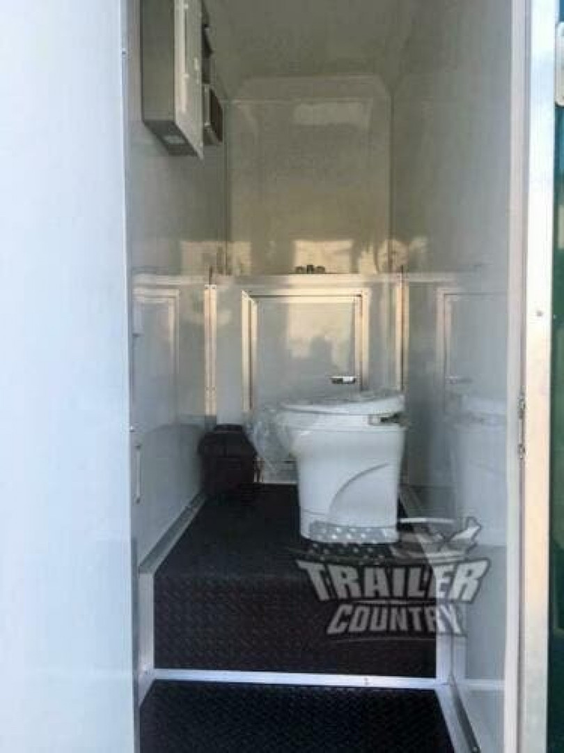 New 2026 NEW 8.5x30 Loaded Concession - Appliances - Rear Enclosed Porch -1/2 Bathroom