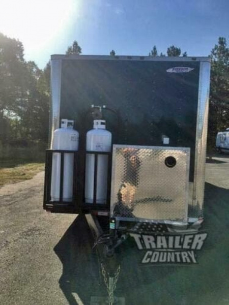 New 2026 NEW 8.5x30 Loaded Concession - Appliances - Rear Enclosed Porch -1/2 Bathroom