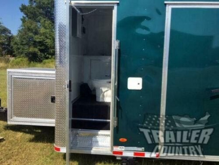 New 2026 NEW 8.5x30 Loaded Concession - Appliances - Rear Enclosed Porch -1/2 Bathroom