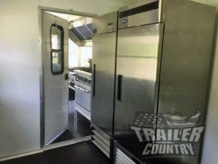 New 2026 NEW 8.5x30 Loaded Concession - Appliances - Rear Enclosed Porch -1/2 Bathroom