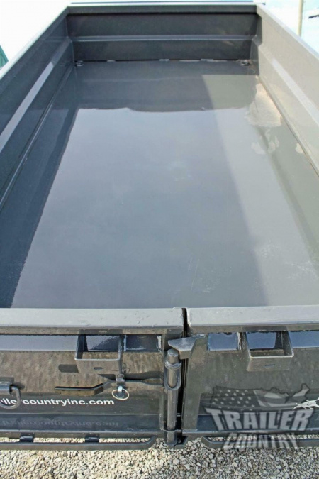 New 2026 NEW 7' x 14' Iron Bull Scissor Hoist Hydraulic Dump Trailer w/ 24" High Sides