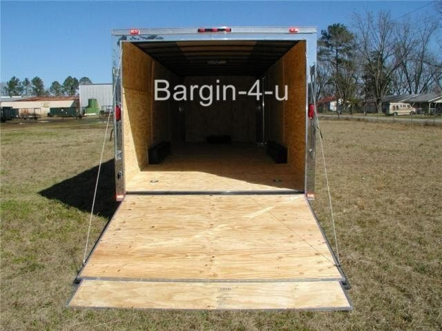 New NEW Flat Front 8.5 x 20 Enclosed Trailer with LED LIghting, D-Rings and MORE