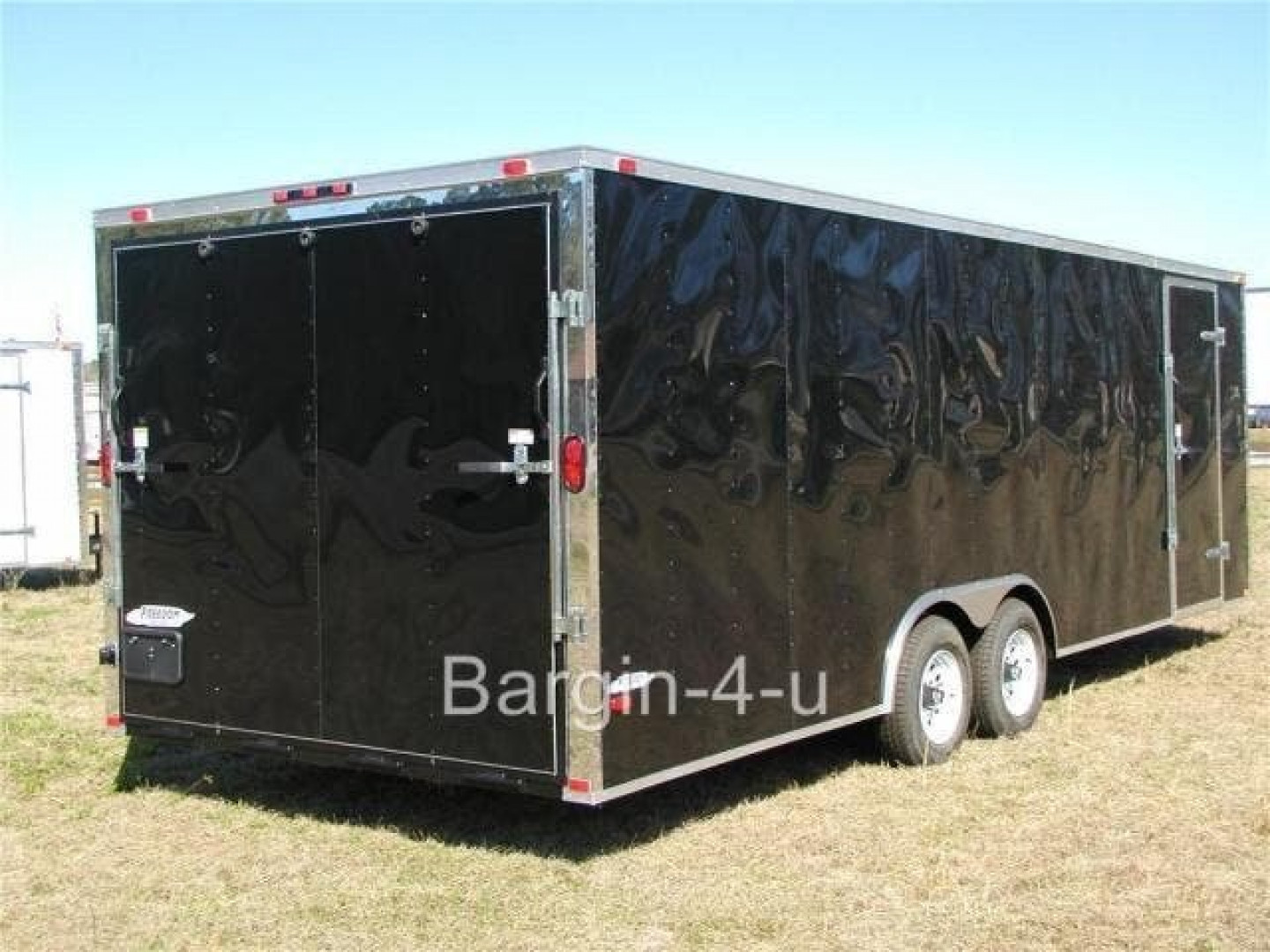 New NEW Flat Front 8.5 x 20 Enclosed Trailer with LED LIghting, D-Rings and MORE