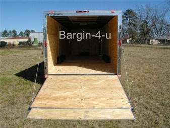 New NEW Flat Front 8.5 x 20 Enclosed Trailer with LED LIghting, D-Rings and MORE