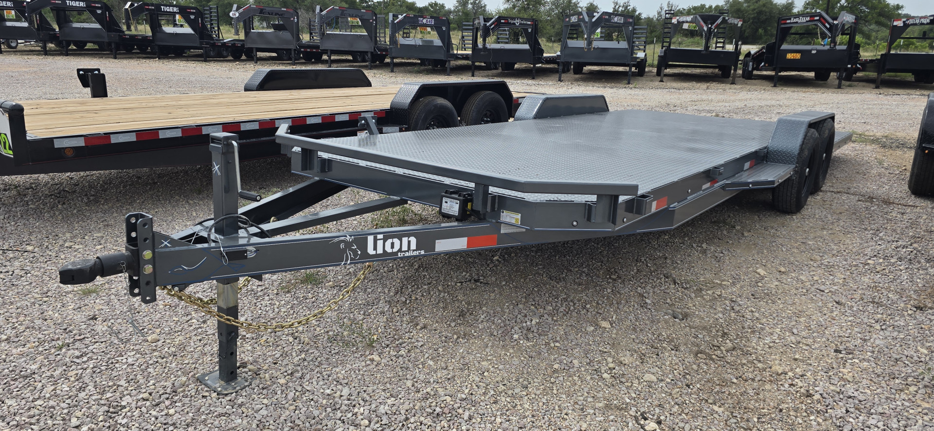 New 2025 Lion - 83" x 22' Car Hauler / Equipment Trailer 12K GVWR