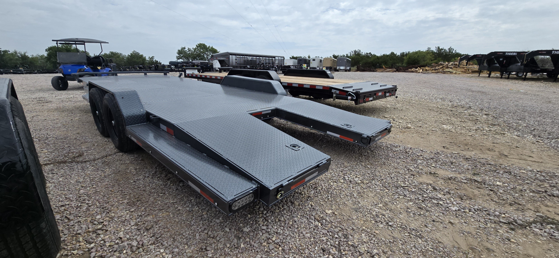 New 2025 Lion - 83" x 22' Car Hauler / Equipment Trailer 12K GVWR