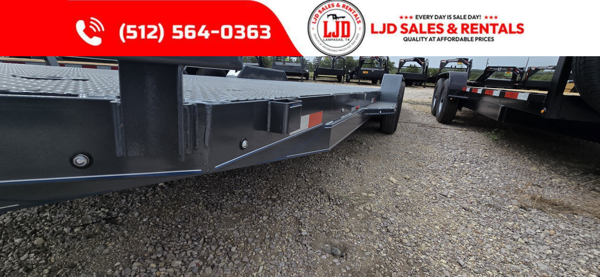 New 2025 Lion - 83" x 22' Car Hauler / Equipment Trailer 12K GVWR