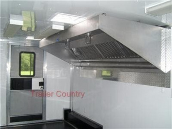 New NEW 28FT Customized Vending Mobile Kitchen Concession with Porch
