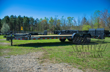 New 2026 New 7' x 22' (19' + 3') Heavy Duty 14K Heavy Equipment Trailer w/ Spring Assisted Rampage Ramps & Heavy Duty 8" I-Beam Main Frame