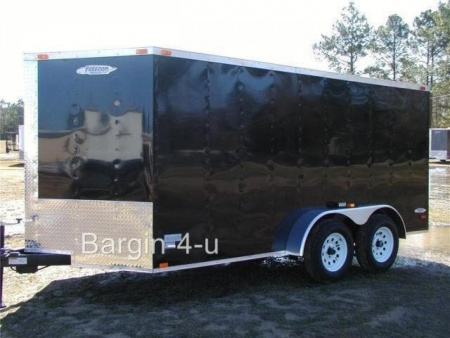 New 2026 Brand New Elite Series Model 7x16 Tandem Axle, V-Nosed Enclosed Trailer