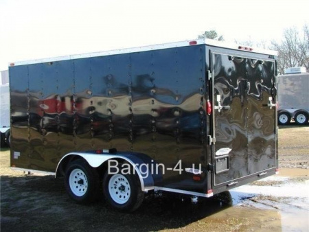 New 2026 Brand New Elite Series Model 7x16 Tandem Axle, V-Nosed Enclosed Trailer