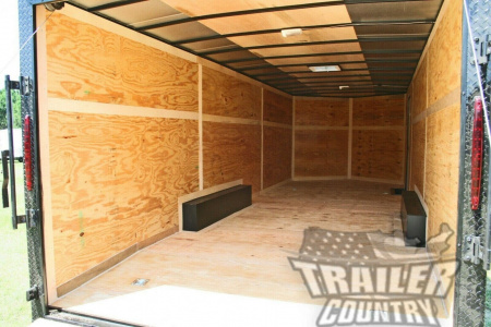 New 2026 South Georgia Cargo 8.5 X 24' V-NOSED ENCLOSED BLACKOUT TRAILER